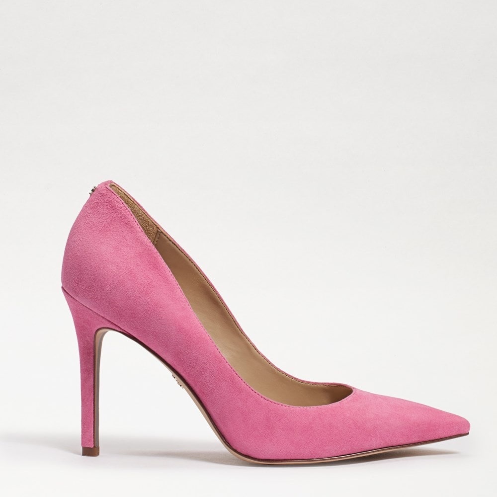 Sam Edelman HAZEL POINTED TOE PUMP size 7 Confetti Pink Suede - Picture 2 of 8